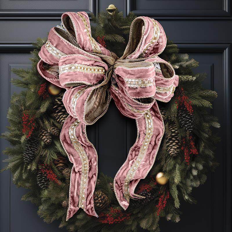 Vintage Memories Velvet Ribbon (Pink)